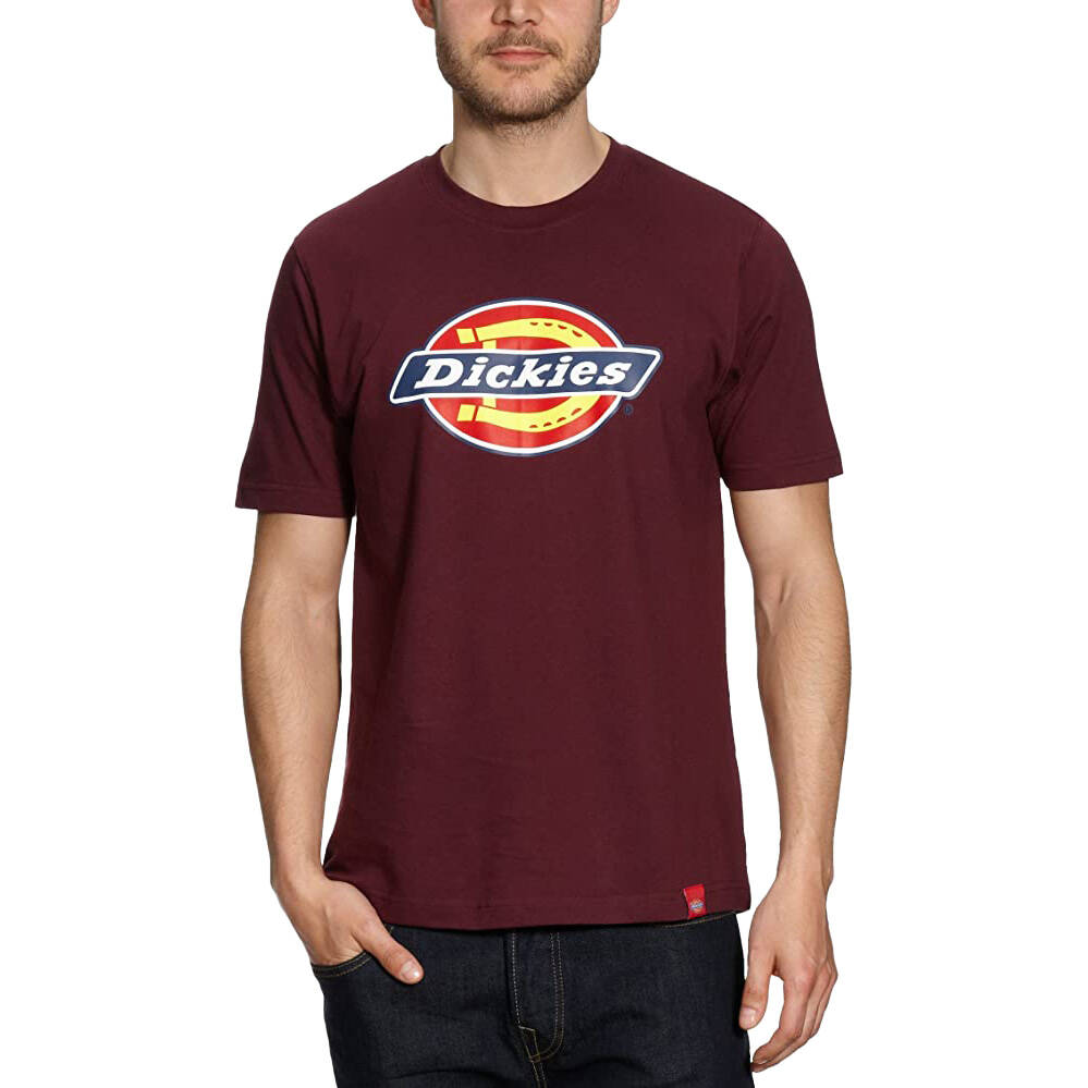 Dickies Horseshoe T Shirt - Maroon