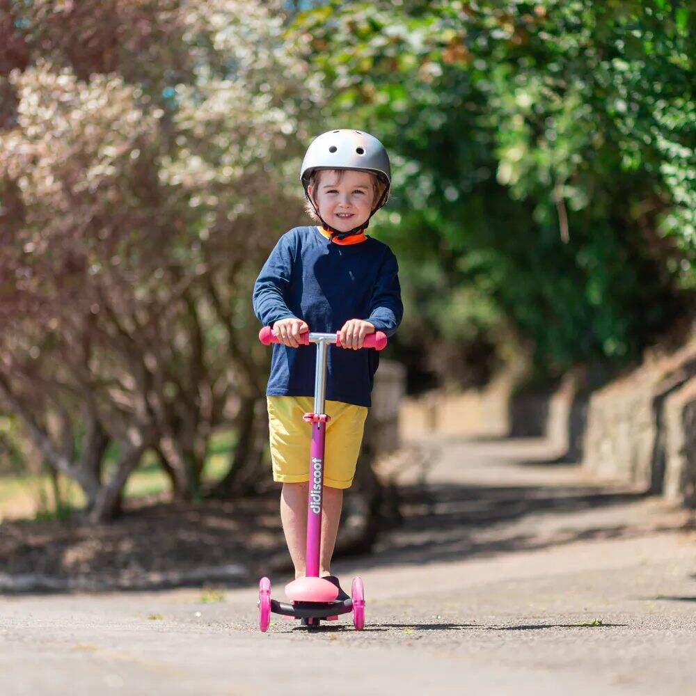 Didicar Didiscoot Three Wheeled Scooter - Pink