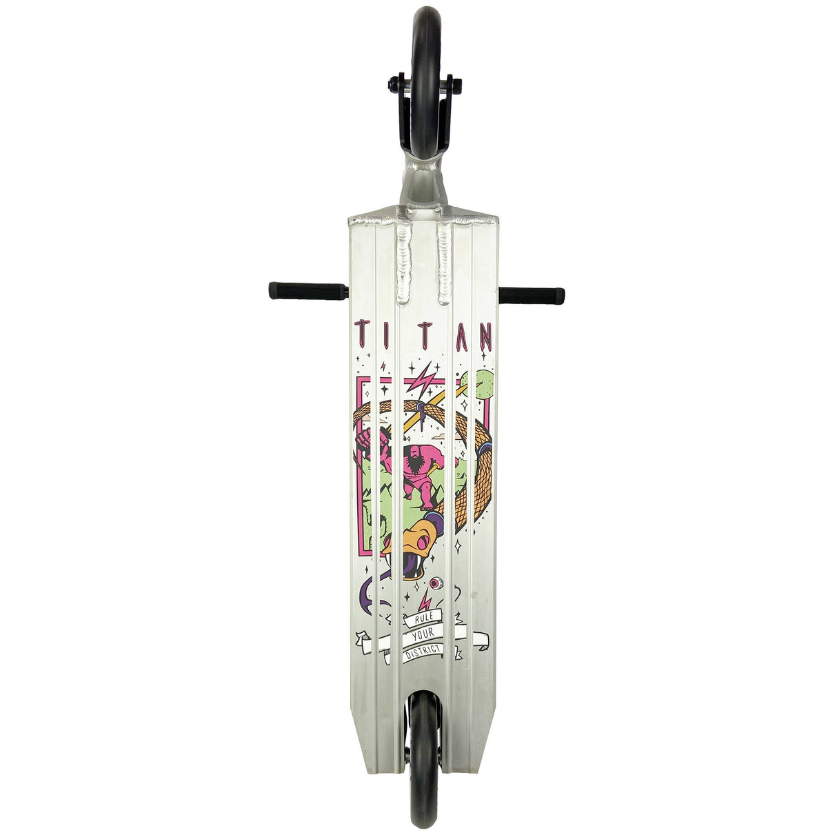 District Titan Stunt Scooter - Raw/Black