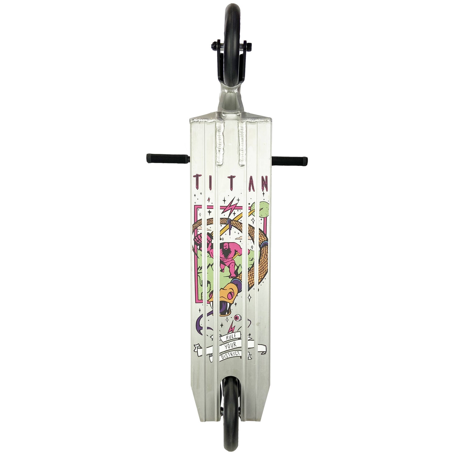 District Titan Stunt Scooter - Raw/Black