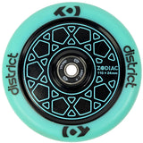 District Zodiac 110mm Scooter Wheel - Sky Blue/Black