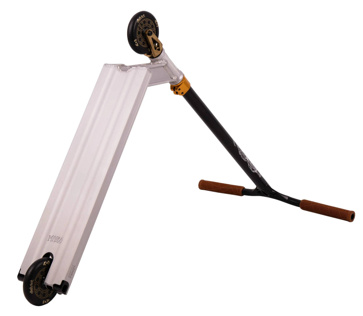 District x Blunt Envy Custom Stunt Scooter - Raw/Black/Gold