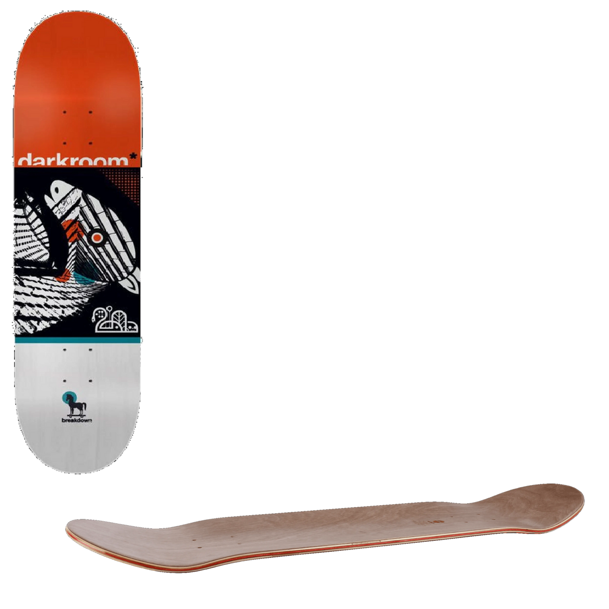 Darkroom Breakdown Skateboard Deck - 8.5''