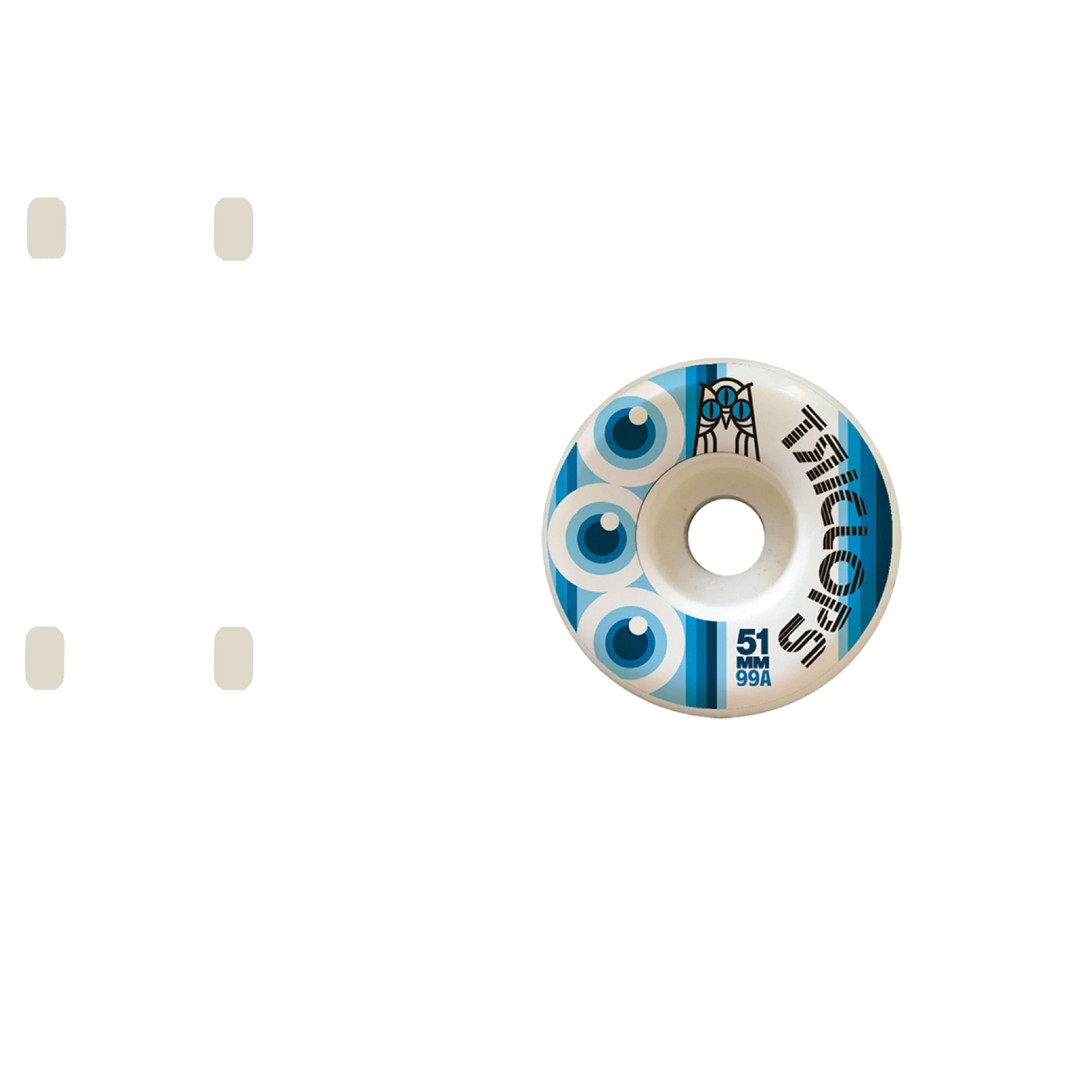 Darkroom Triclops Third Eye Skateboard Wheels - 51mm
