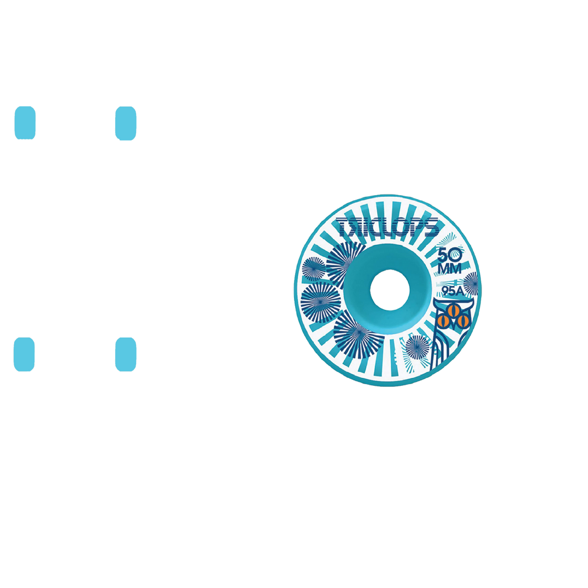Darkroom Triclops Burst Skateboard Wheels - 50mm