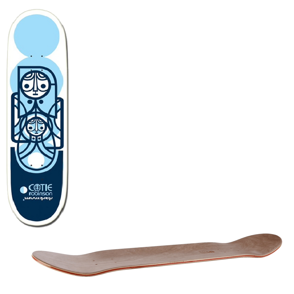 Darkroom Cotie Robinson Figure Skateboard Deck - 8.475"
