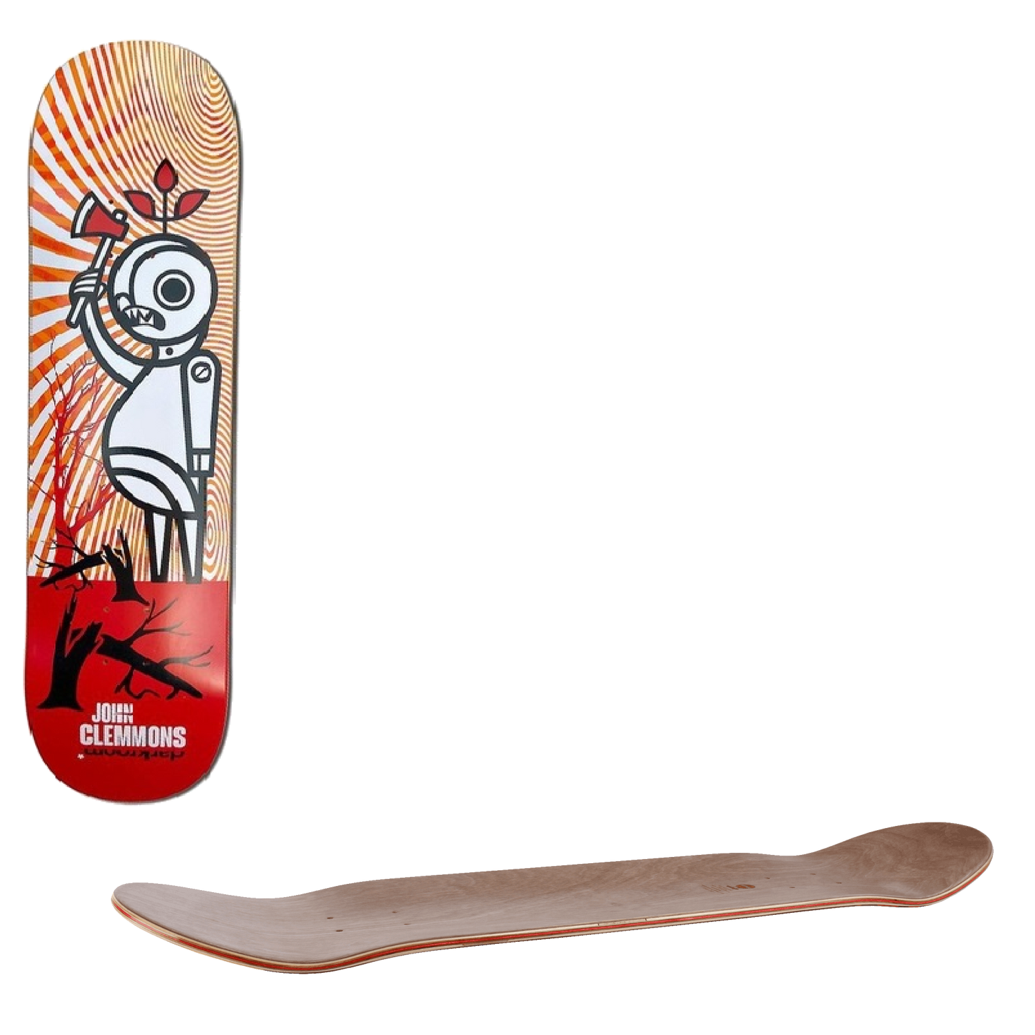 Darkroom John Clemmons Lumberjohn Skateboard Deck - 8.25"