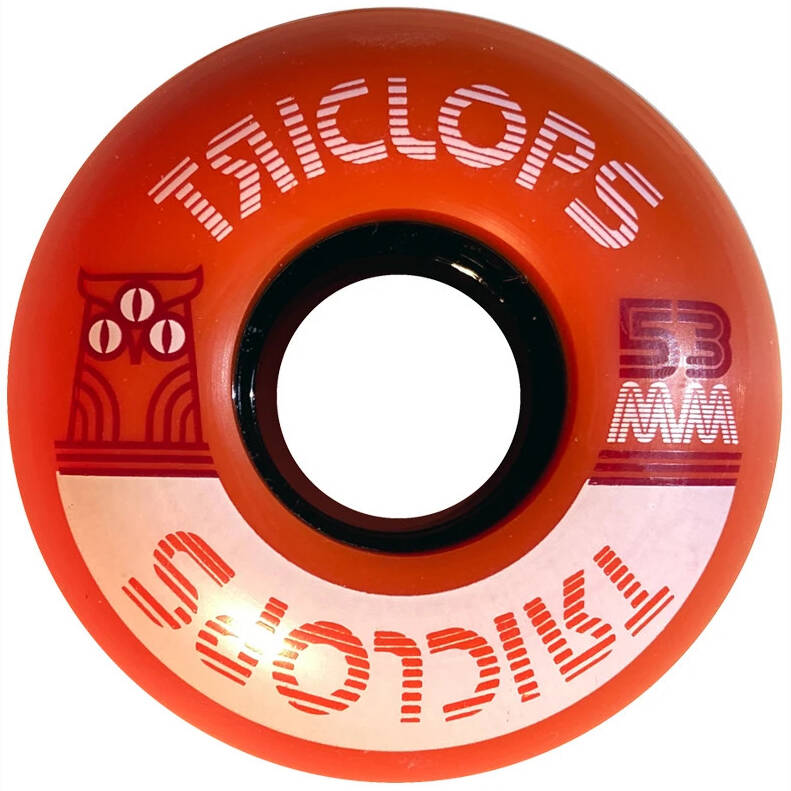 Darkroom Triclops Crush Skateboard Wheels - Orange 52mm