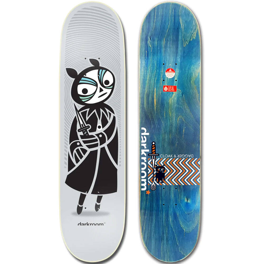 Darkroom Cloak & Dagger Skateboard Deck 8"
