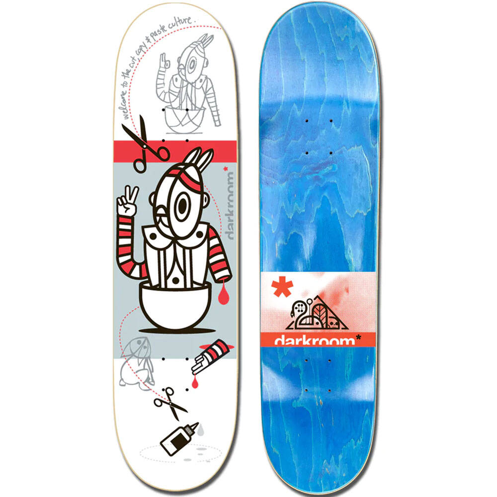 Darkroom Cut/Copy/Paste Skateboard Deck 8"