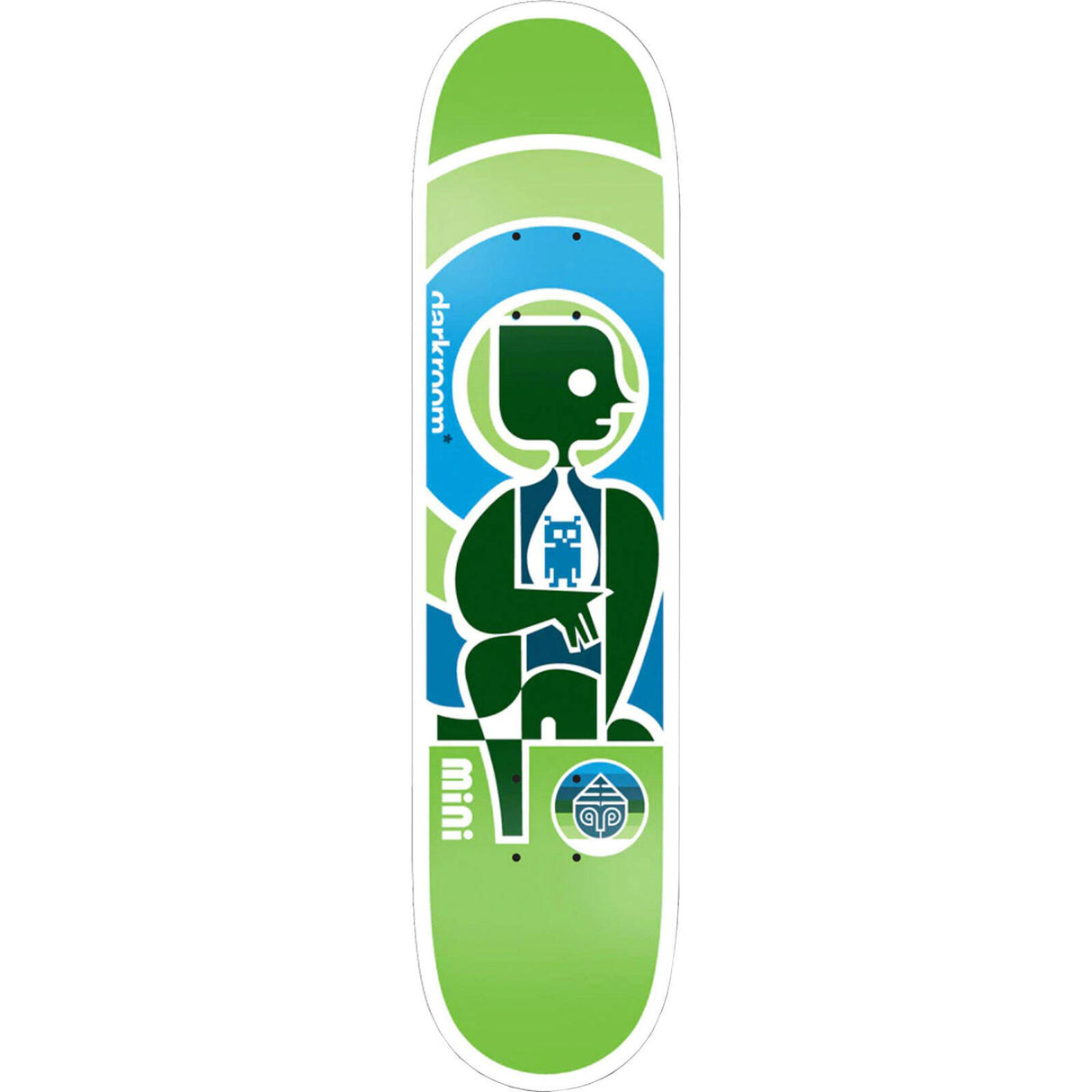 Darkroom Concentric Mini Skateboard Deck 7.25"