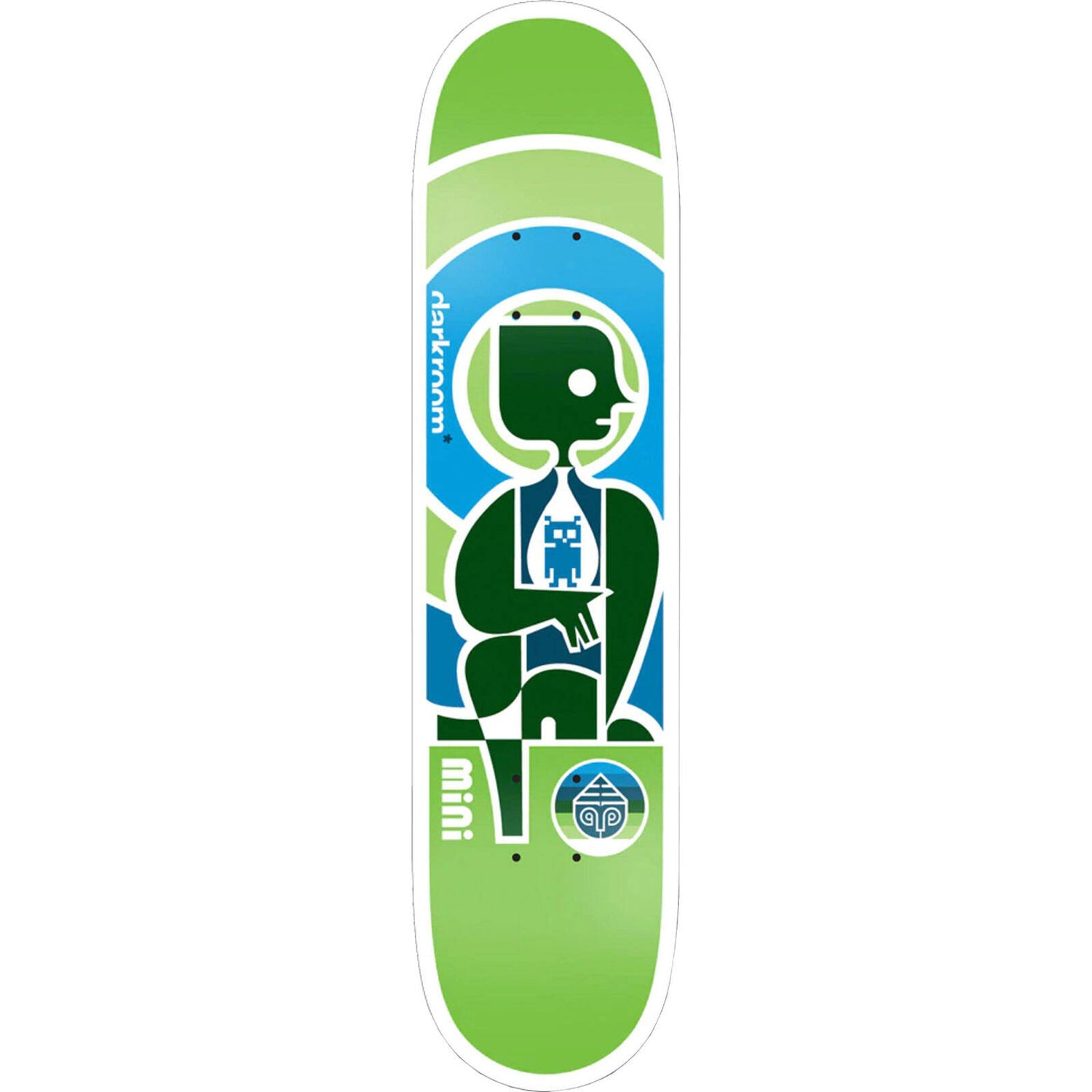 Darkroom Concentric Mini Skateboard Deck 7.25"