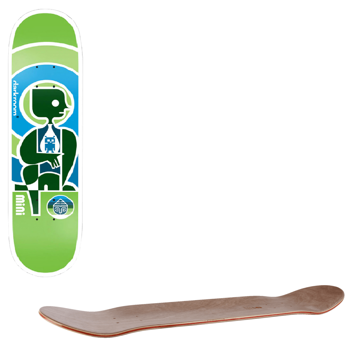 Darkroom Concentric Mini Skateboard Deck 7.25"