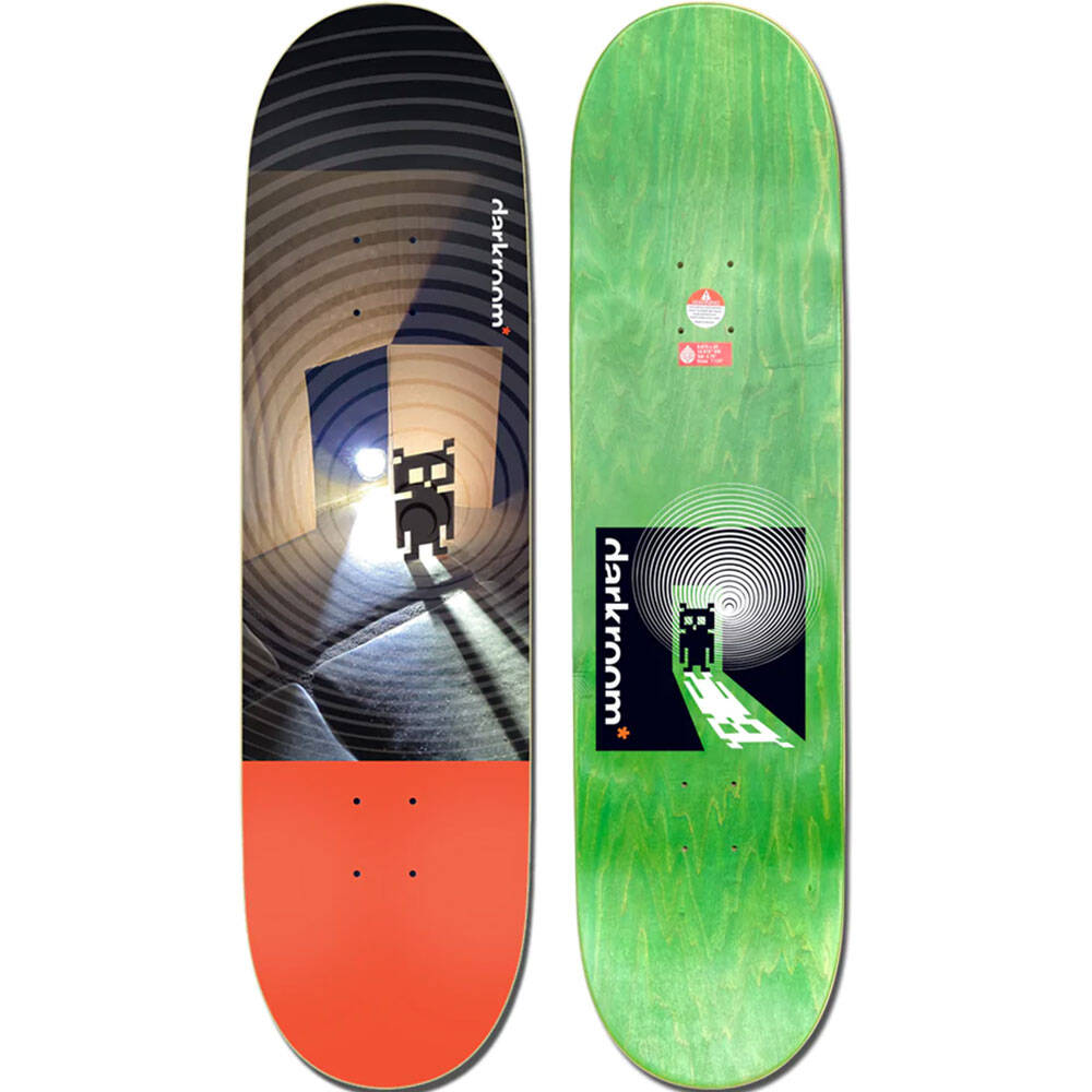 Darkroom Invader Shadow Skateboard Deck 8.625"