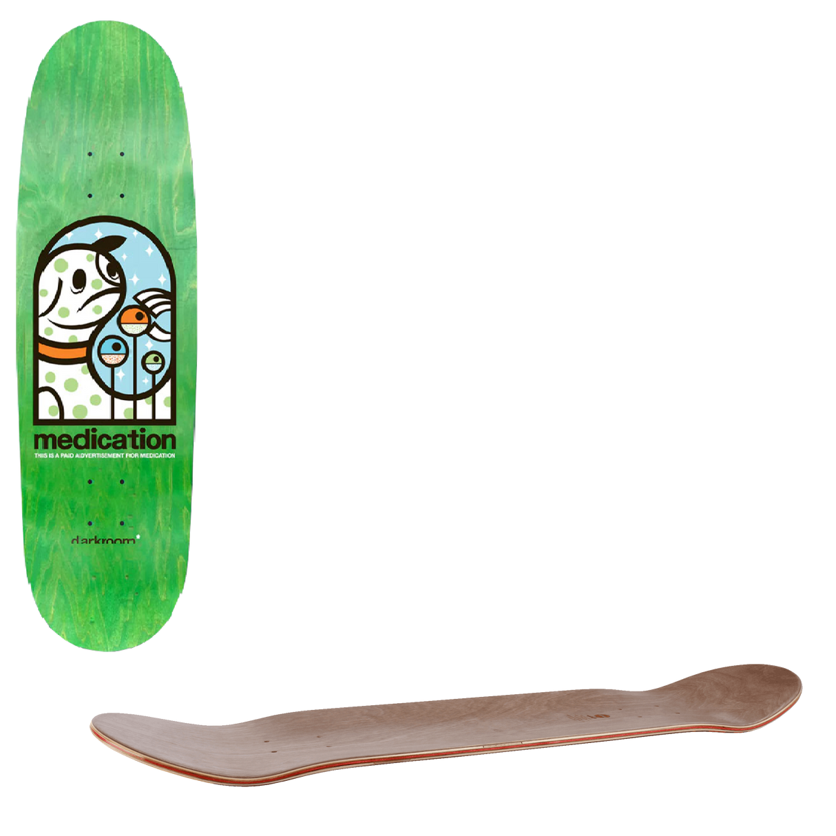 Darkroom Medication Skateboard Deck 9"
