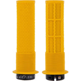 DMR Brendog DeathGrip Thick Flanged Mountain Bike Grips - Fluro Yellow