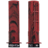 DMR Brendog DeathGrip Thick Flanged Mountain Bike Grips - Marble Red