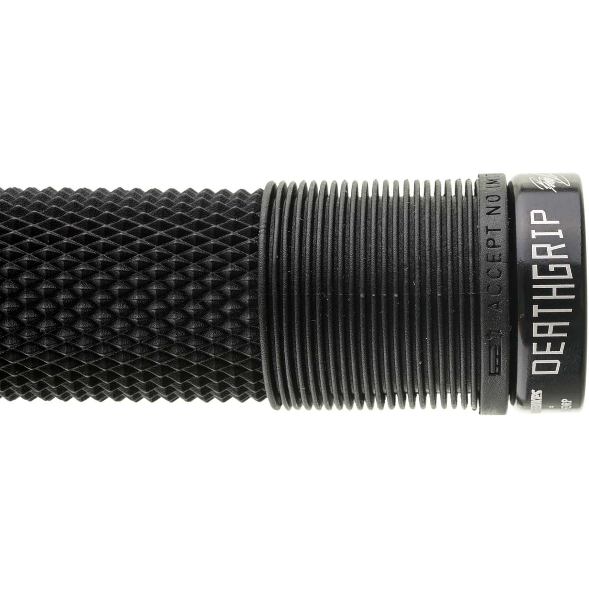 DMR Brendog DeathGrip Thick Flangeless Mountain Bike Grips - Snow Camo