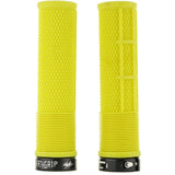 DMR Brendog DeathGrip Thick Flangeless Mountain Bike Grips - Fluro Yellow