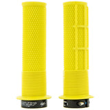 DMR Brendog DeathGrip Thin Flanged Mountain Bike Grips - Fluro Yellow