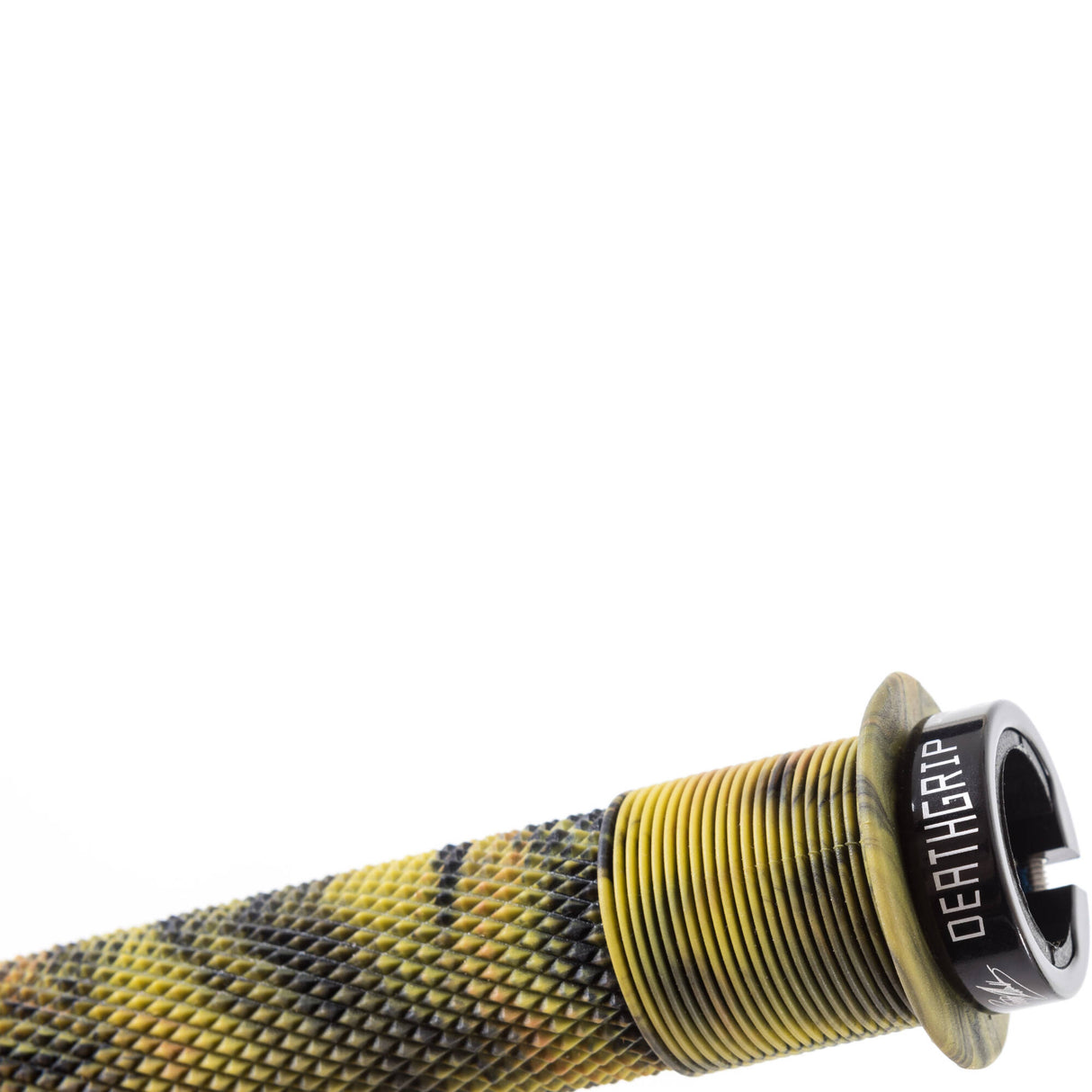 DMR Brendog DeathGrip Thin Flanged Mountain Bike Grips - Marble Red