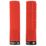 DMR Brendog DeathGrip Thin Flangeless Mountain Bike Grips - Marble Red