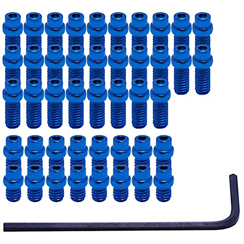 DMR Flip Pin Set for Vault Pedal (44pcs) Pedal Pins - Blue