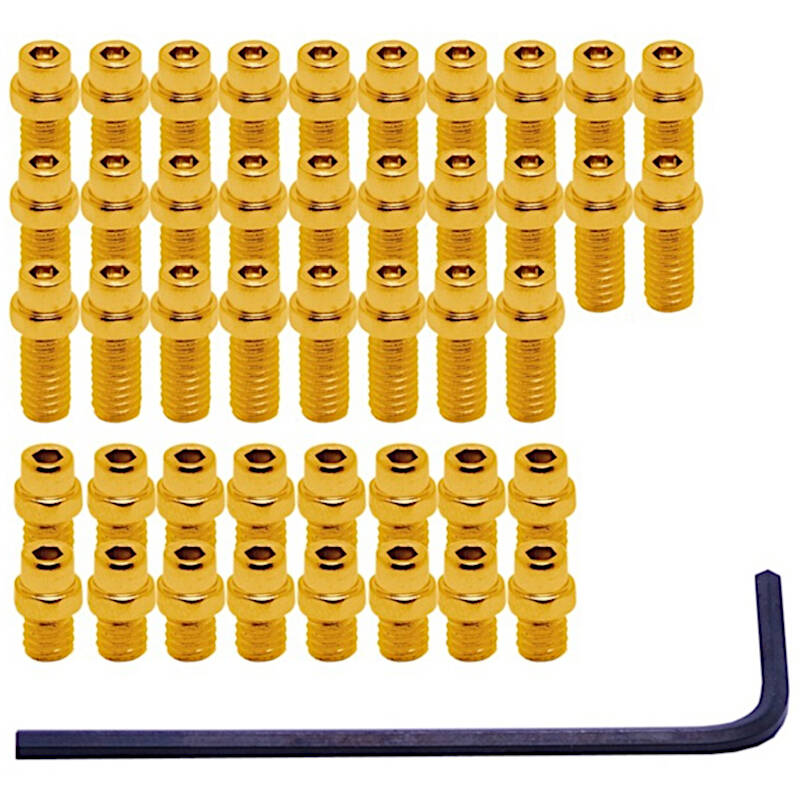 DMR Flip Pin Set for Vault Pedal (44pcs) Pedal Pins - Gold