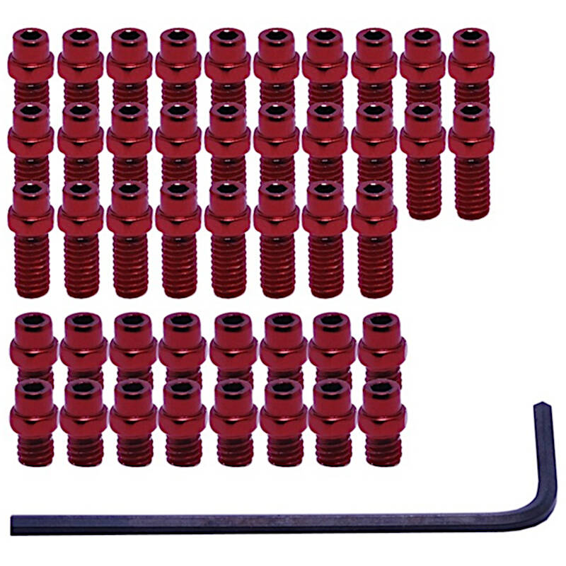 DMR Flip Pin Set for Vault Pedal (44pcs) Pedal Pins - Red