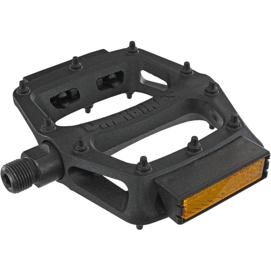 DMR V6 Plastic 9/16'' Pedals - Black With Reflector