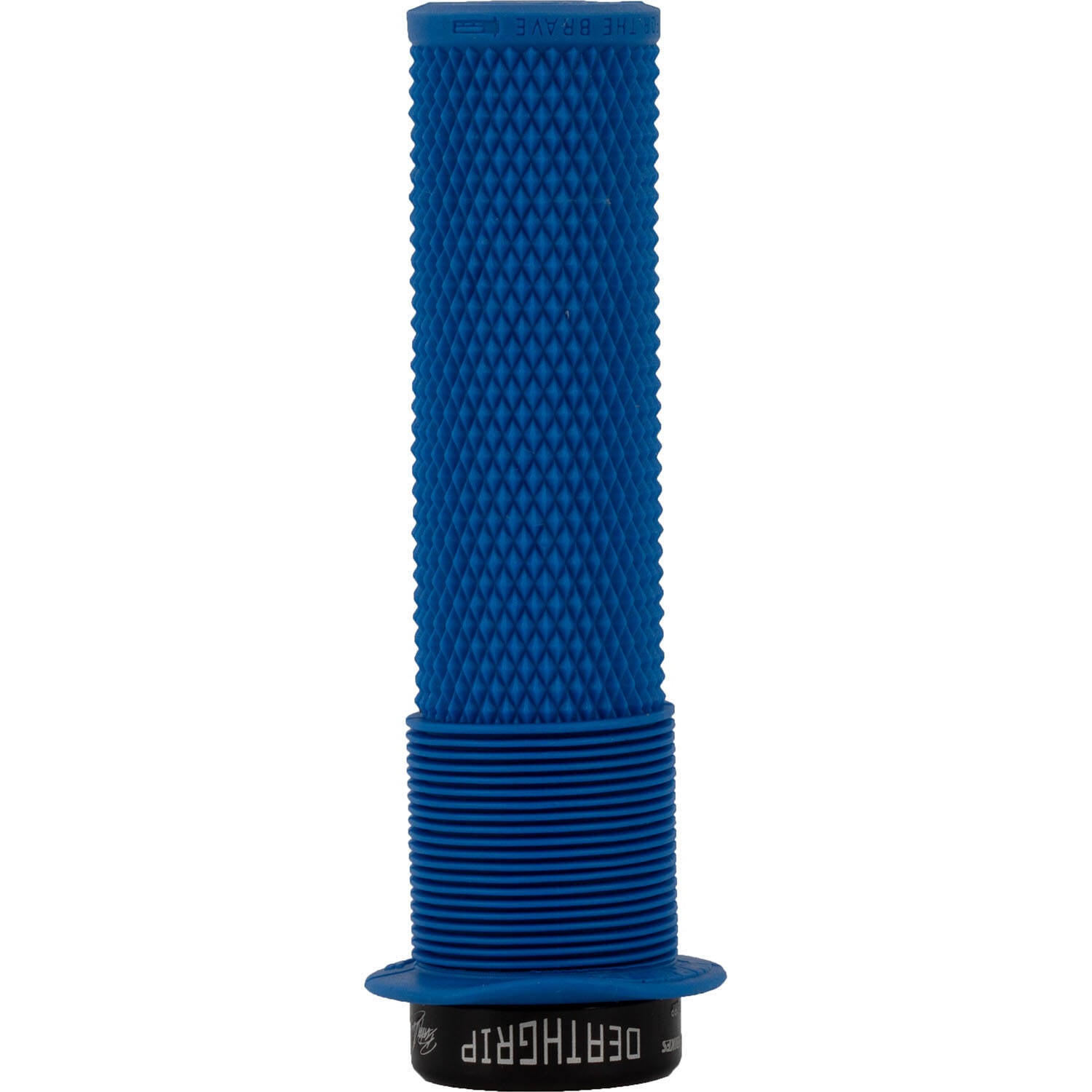 DMR Brendog DeathGrip Thick Flanged Mountain Bike Grips - Navy Blue