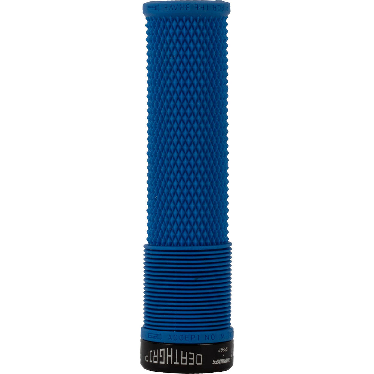 DMR Brendog DeathGrip Thick Flangeless Mountain Bike Grips - Navy Blue