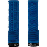 DMR Brendog DeathGrip Thin Flangeless Mountain Bike Grips - Navy Blue