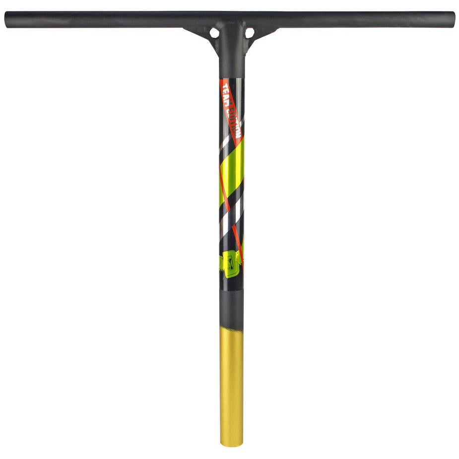 Dominator Team Edition Alu IHC/ICS Scooter Handle Bars - Gold/Black 600mm