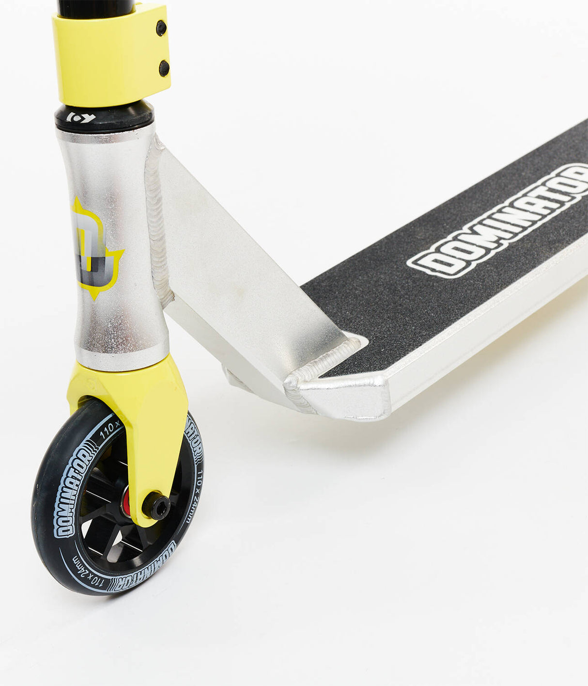 Dominator Airborne Stunt Scooter - Anodised Silver/Black