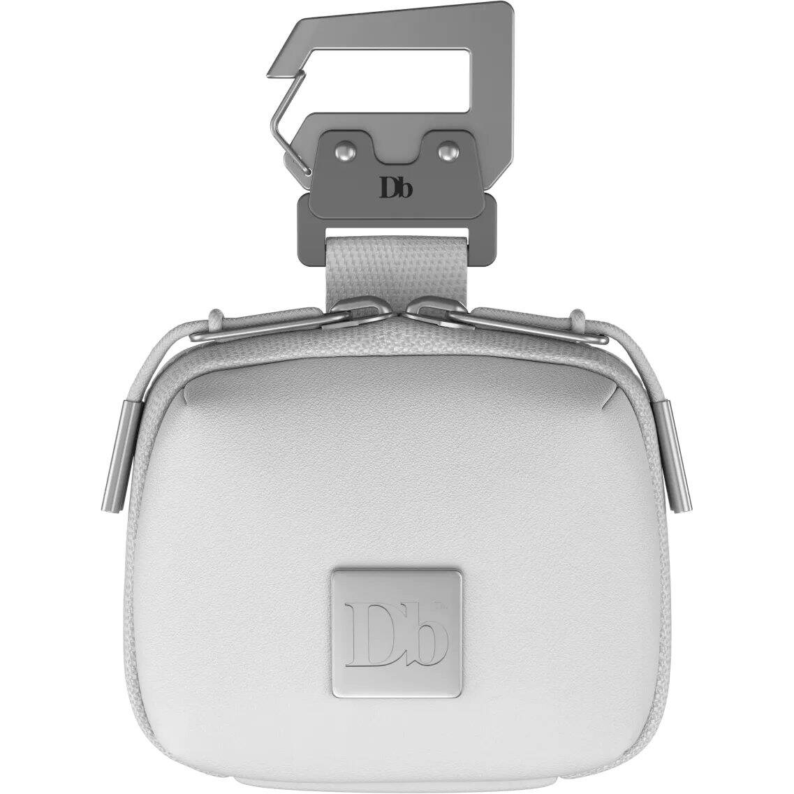 Db The Micro Portable Pocket Bag Clip - PU Leather White Out