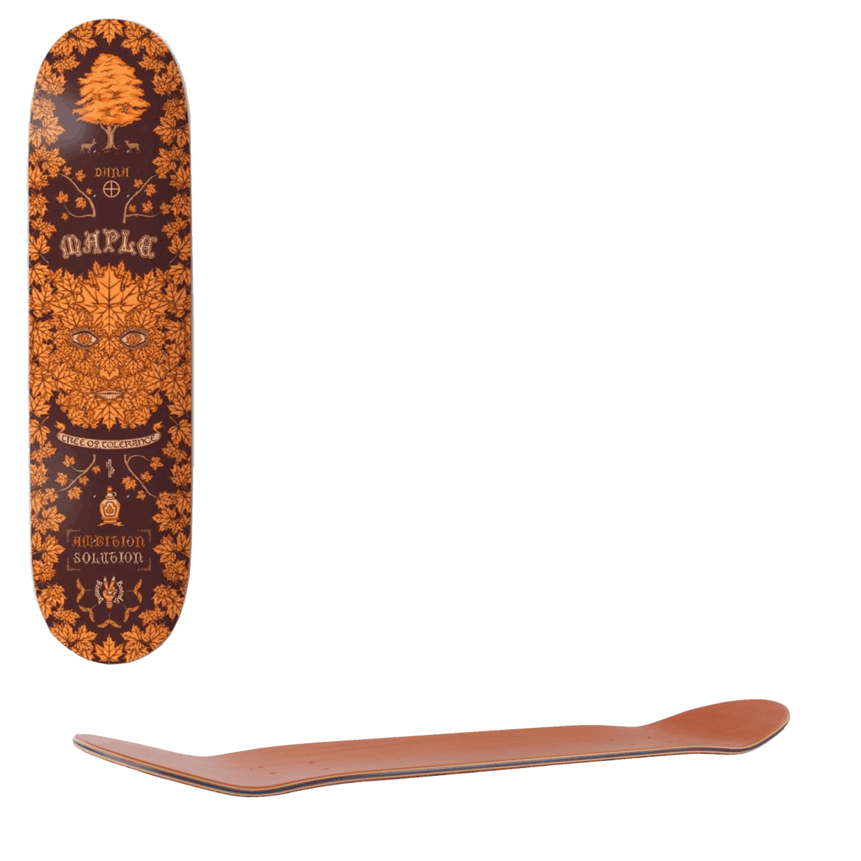 Drawing Boards Maple Skateboard Deck - 8.25''