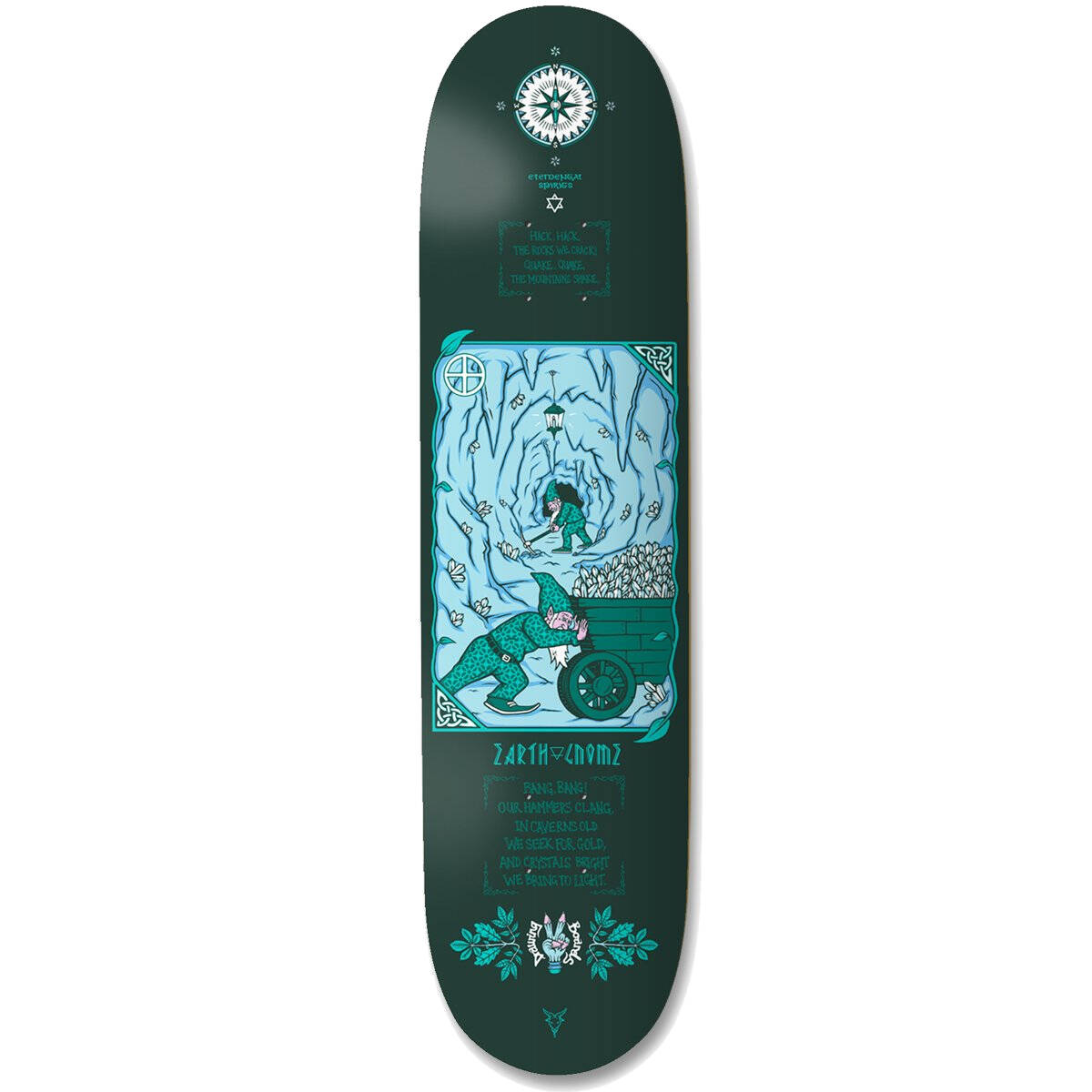 Drawing Boards Gnome Skateboard Deck - 8''