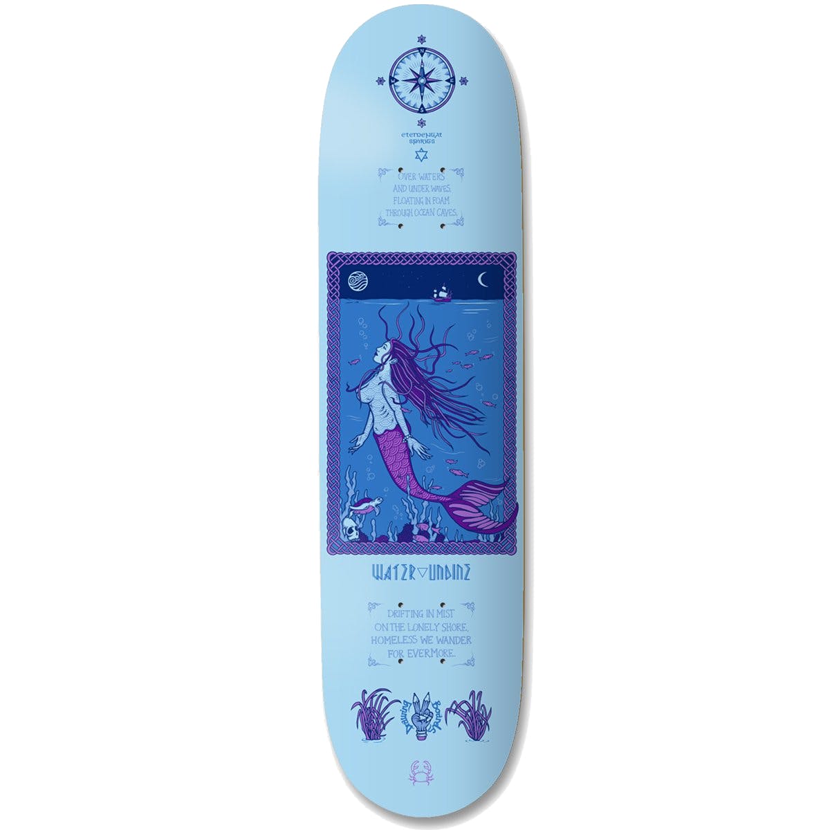 Drawing Boards Undine Skateboard Deck 8''
