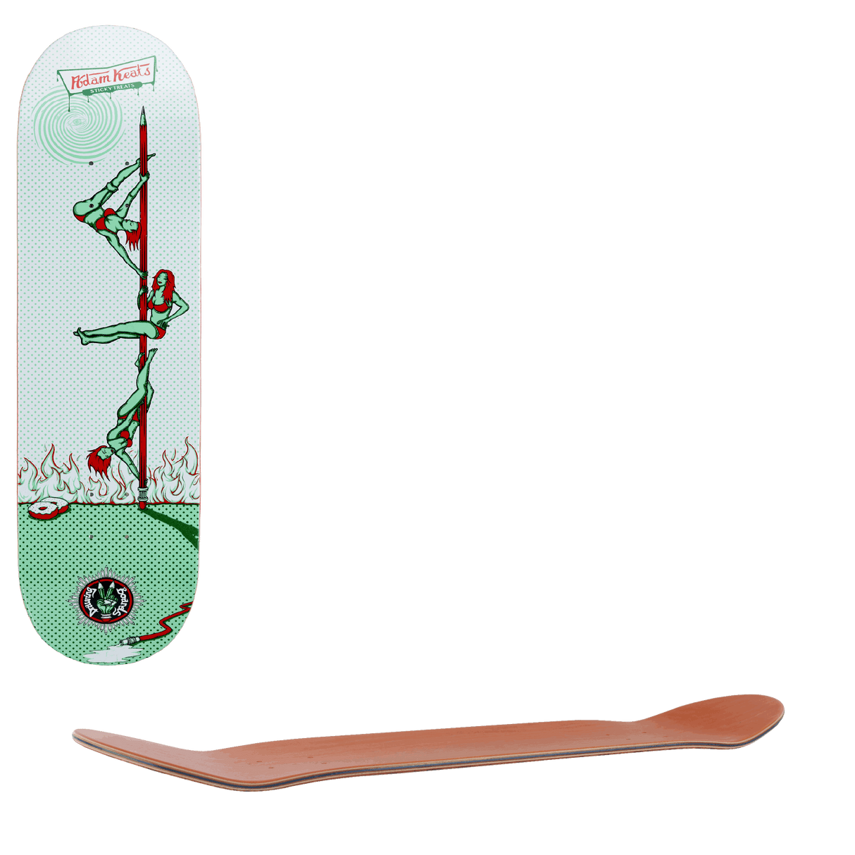 Drawing Boards Pro Skateboard Deck - Keats 8"