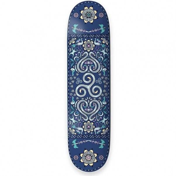 Drawing Boards Spiral Skateboard Deck - 8.25''