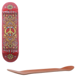 Drawing Boards Peace Skateboard Deck - 8.25"