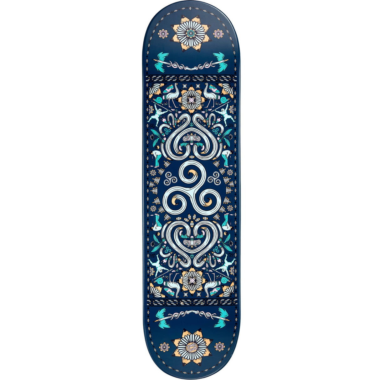 Drawing Boards Positive Patterns Skateboard Deck - Spiral Of Life 8''