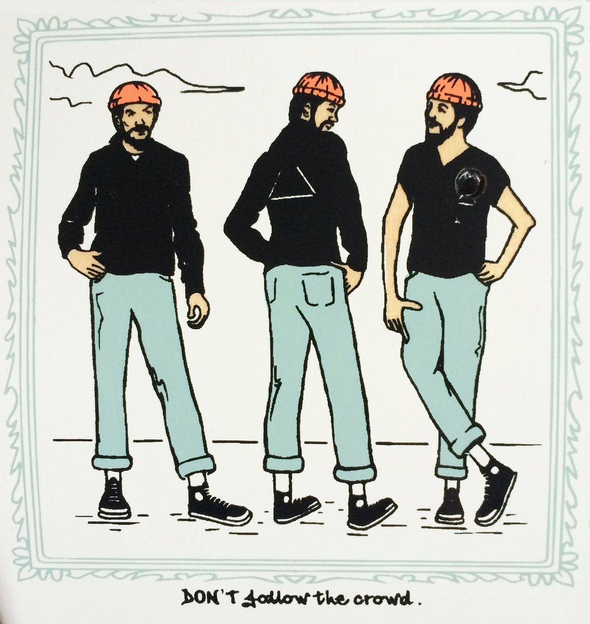 Drawing Boards Gent Skateboard Deck 8.5''