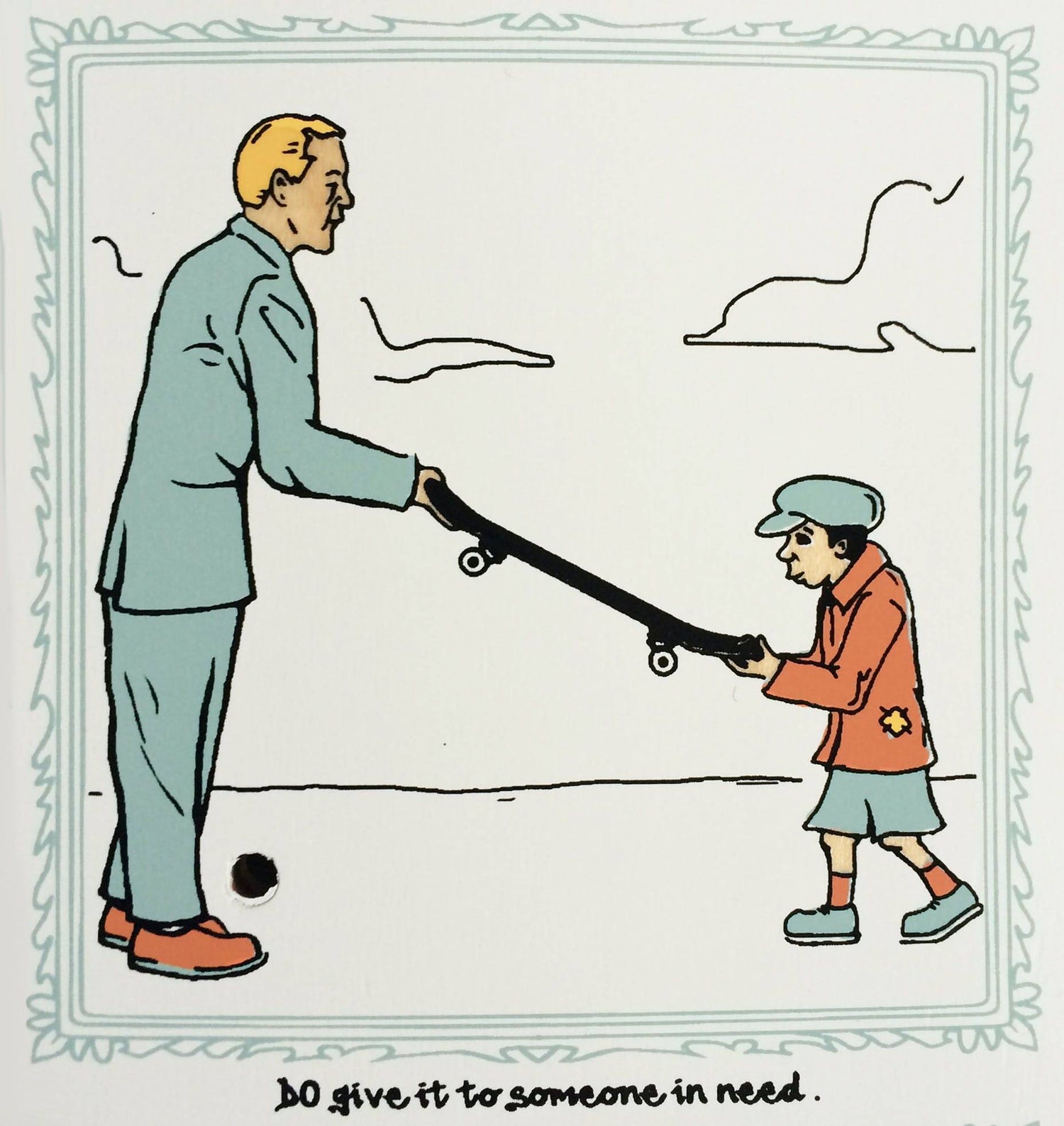 Drawing Boards Gent Skateboard Deck 7.75''