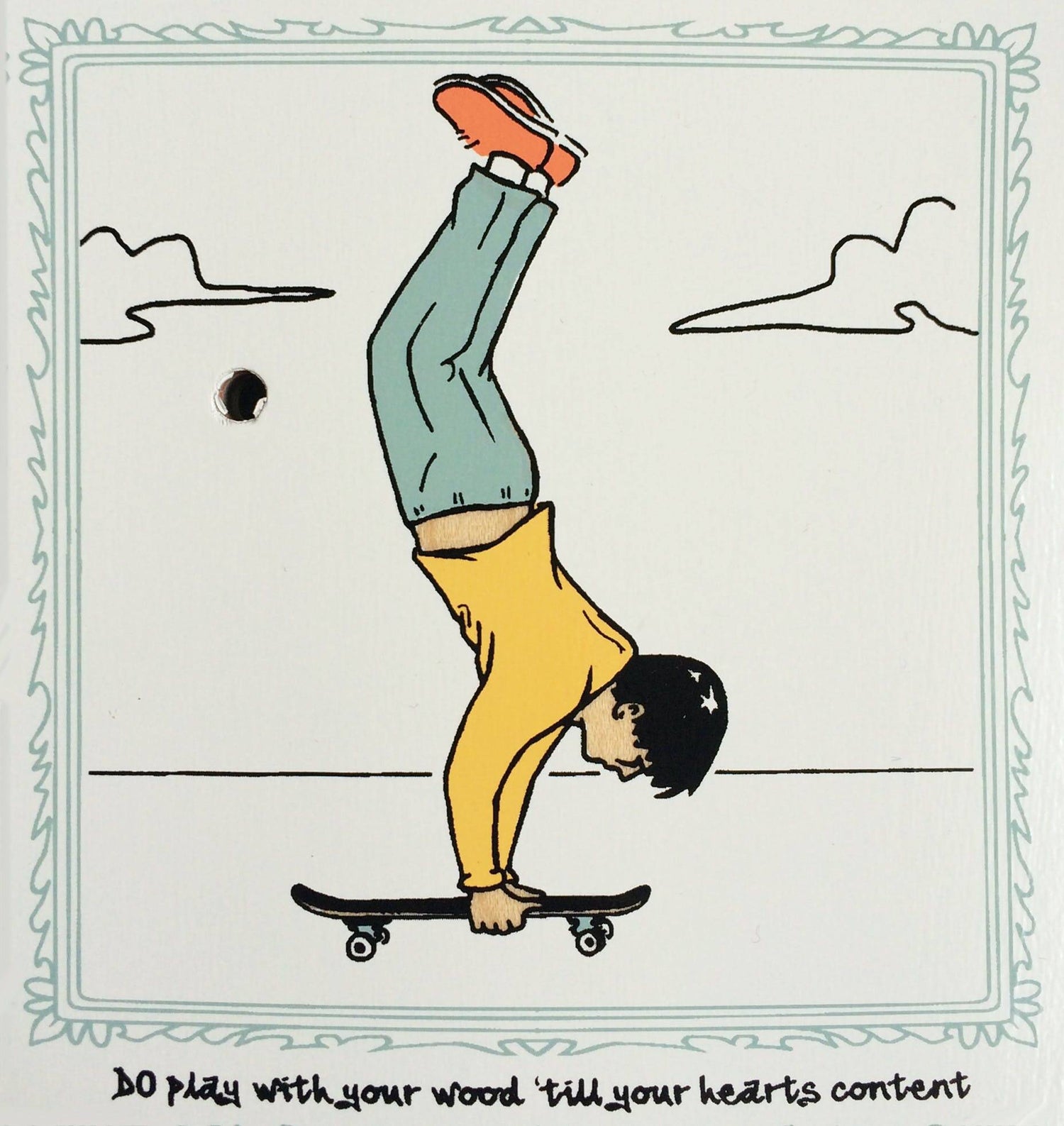 Drawing Boards Gent Skateboard Deck 7.75''