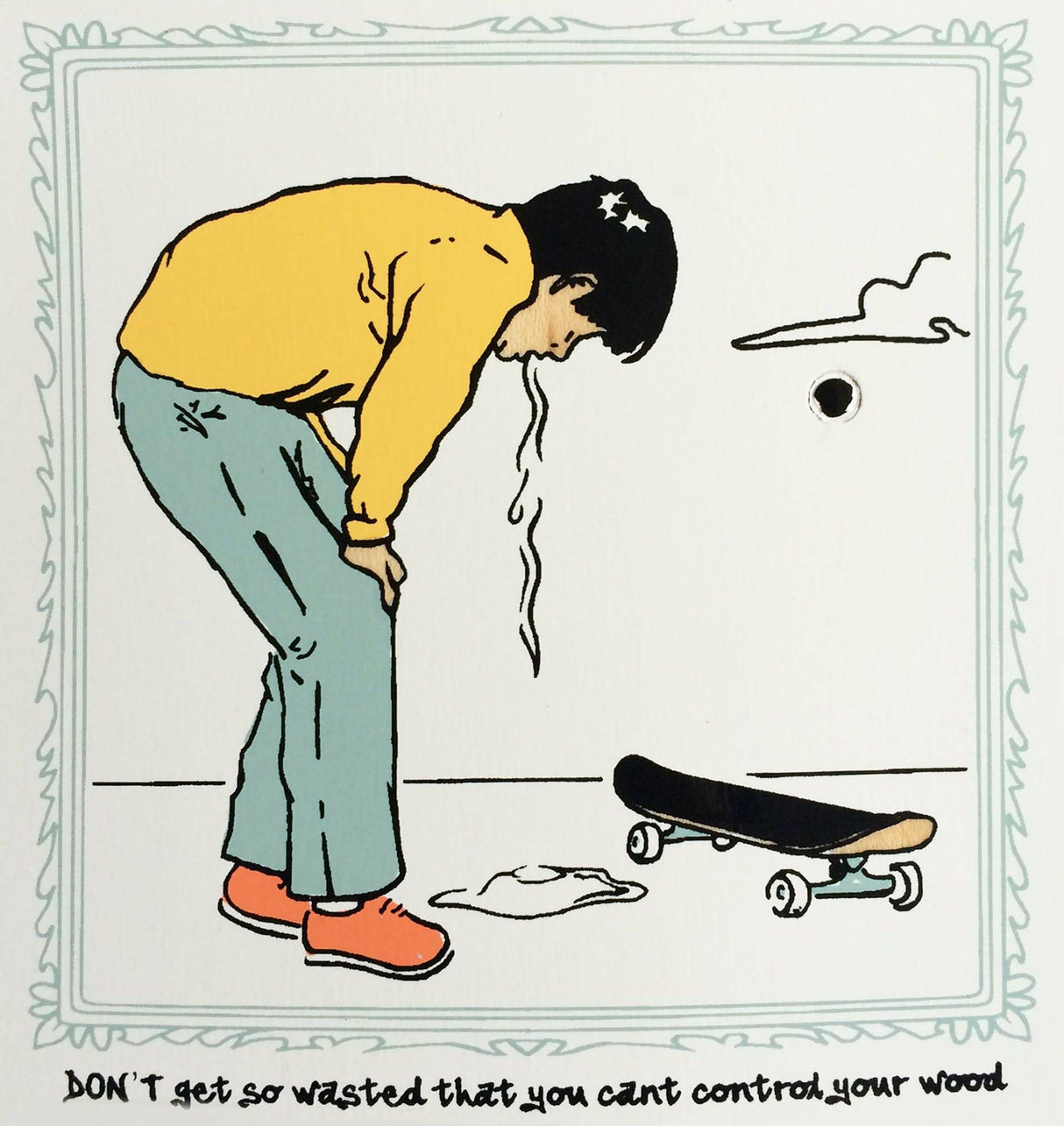Drawing Boards Gent Skateboard Deck 8.25''