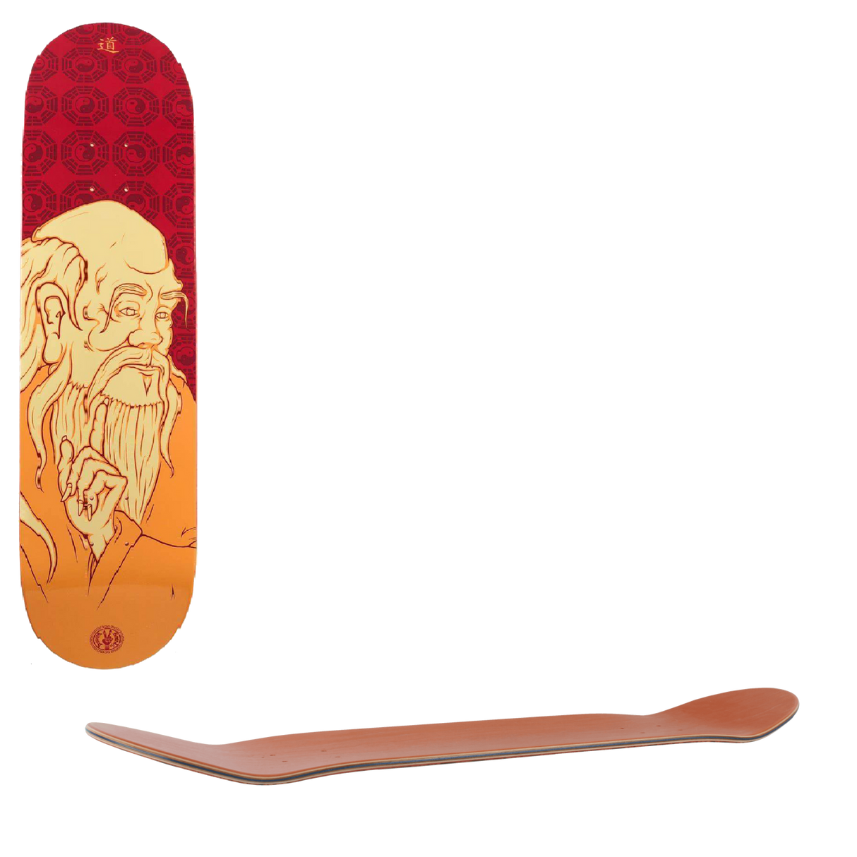 Drawing Boards Lao-Tze Skateboard Deck 8.0''