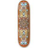 Drawing Boards Mandala Skateboard Deck - Orange 8.0''