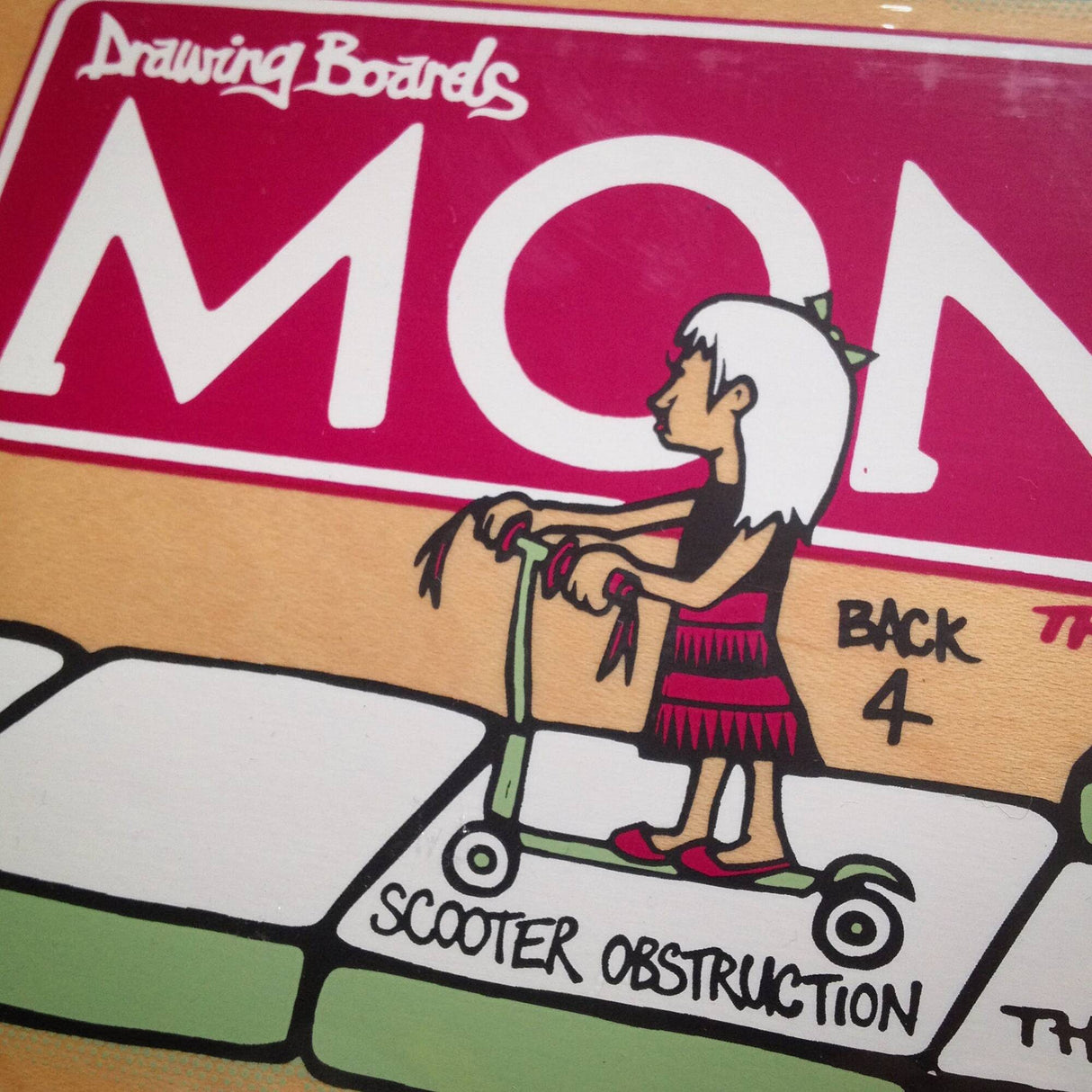 Drawing Boards Mongopoly Skateboard Deck - 8.25''